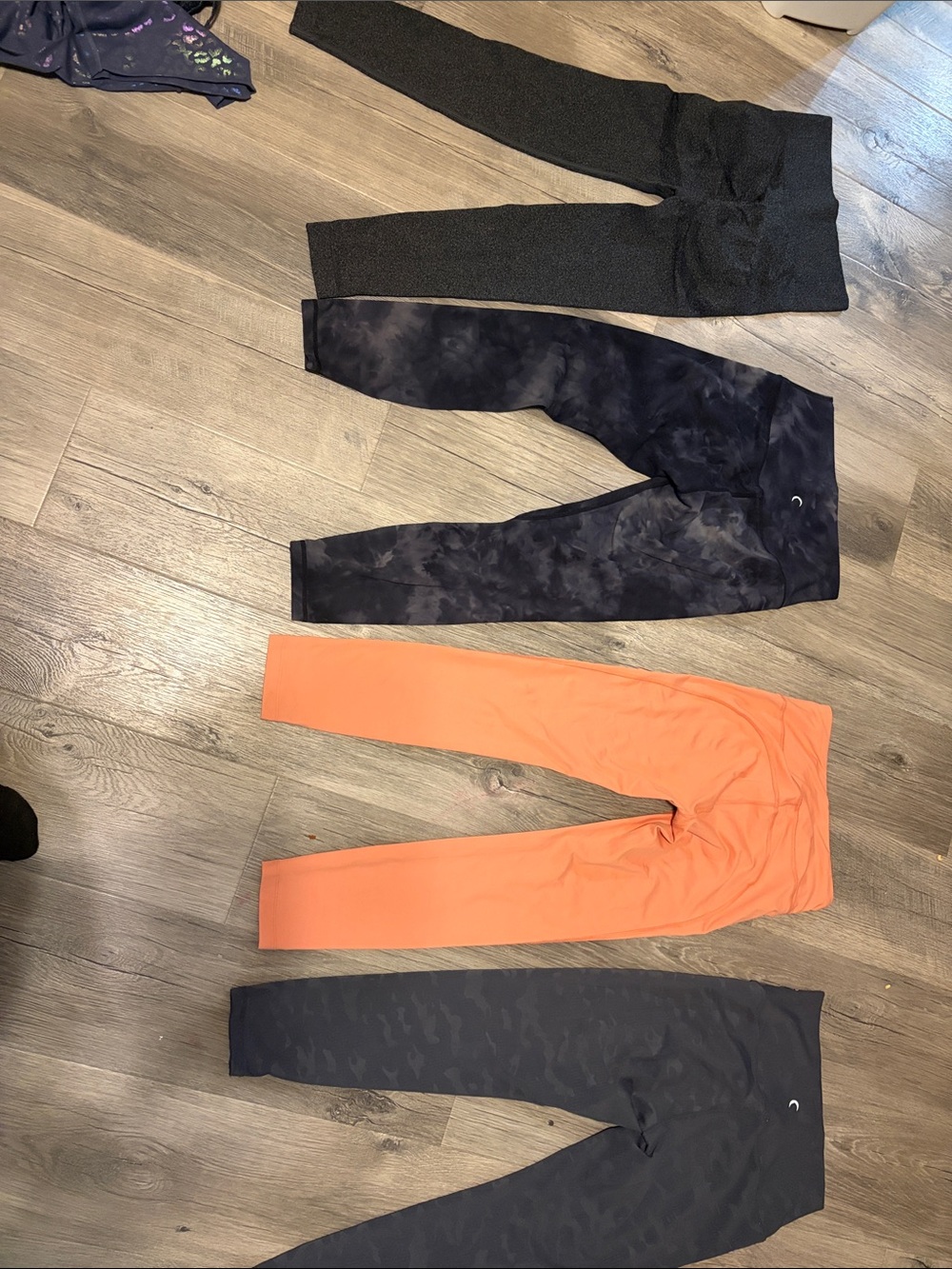 New condition lLeggings - Orange, Black, Navy Tie-Dye